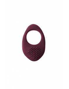 Erection Vibroring Pure Passion Moonshine Wine Red - Pierścienie erekcyjne wibrujące - 1 2