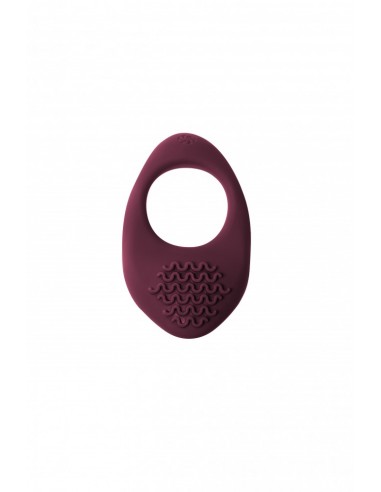 Erection Vibroring Pure Passion Moonshine Wine Red - Pierścienie erekcyjne wibrujące - 2