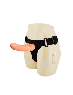 Ultra Passionate Harnes Vibrating - Strap-ony, dilda na pasku z wibracją - 1 2