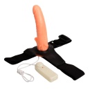 Strapon Ultra Passionate z wibracją i rotacją, 18 cm - 3