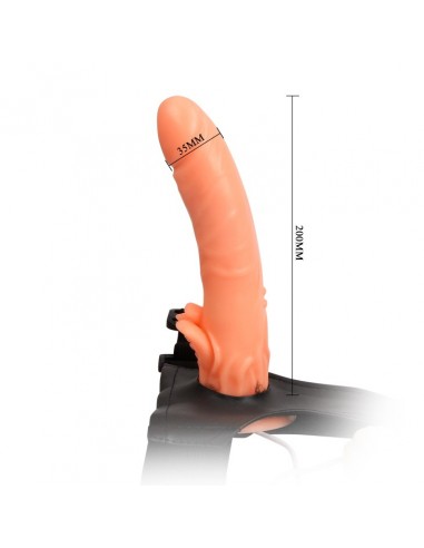Ultra Passionate Harnes Vibrating - Strap-ony, dilda na pasku z wibracją - 5