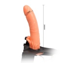 Strapon Ultra Passionate z wibracją i rotacją, 18 cm - 5
