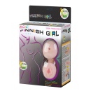 Lalka erotyczna Finish Girl Vibrating - wibracja, 2 kanały anatomiczne, silikon - 8