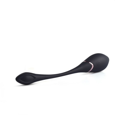 Jajko wibrujące Ovulo z pilotem 17 cm, czarny - 3
