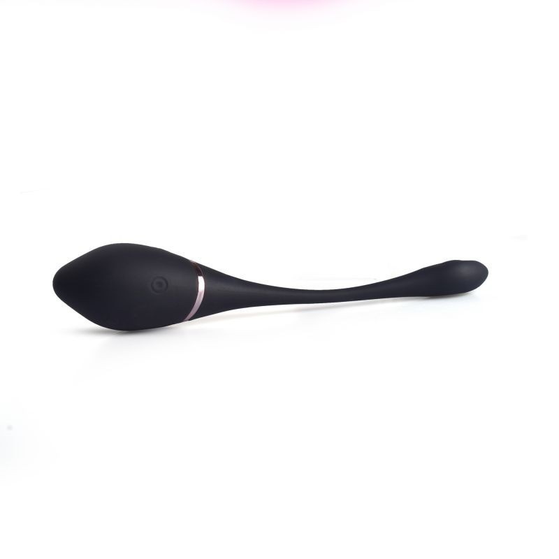 Jajko wibrujące Ovulo z pilotem 17 cm, czarny - 4