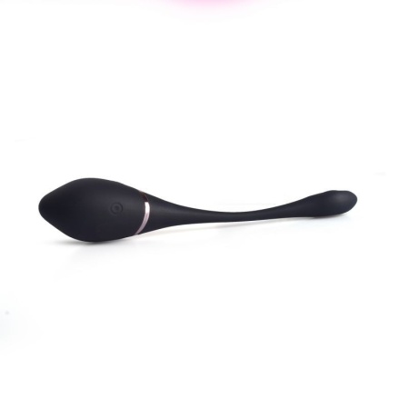 Jajko wibrujące Ovulo z pilotem 17 cm, czarny - 4