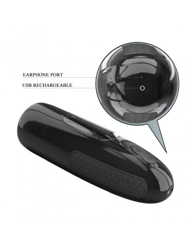 Marlon Automatic Rotating / Thrusting 10 Function, Usb / Voice - Masturbatory i Sztuczne pochwy - 10