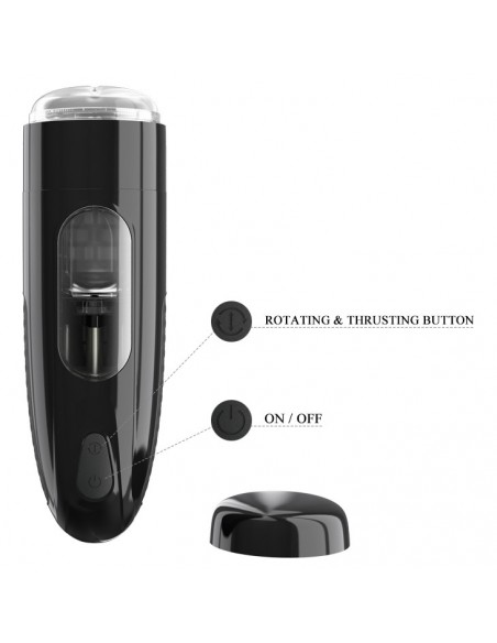 Marlon Automatic Rotating / Thrusting 10 Function, Usb / Voice - Masturbatory i Sztuczne pochwy - 11