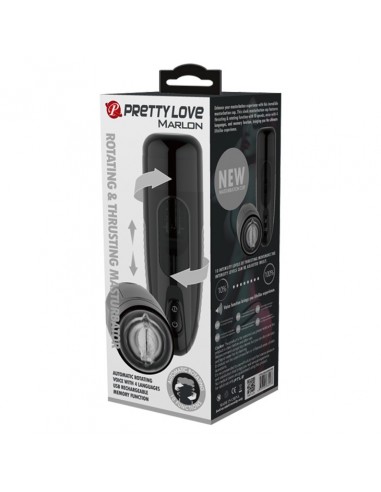 Marlon Automatic Rotating / Thrusting 10 Function, Usb / Voice - Masturbatory i Sztuczne pochwy - 15
