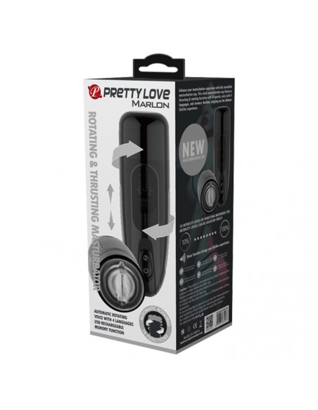 Marlon Automatic Rotating / Thrusting 10 Function, Usb / Voice - Masturbatory i Sztuczne pochwy - 15