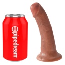 King Cock 6" Cock-Tan — Realistyczne Dildo z Przyssawką, Żyłkowane, 17 cm - 2