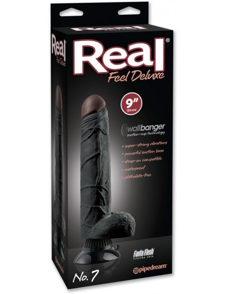 Real Feel Deluxe No.7 Dark - Wibratory Realistyczne - 1