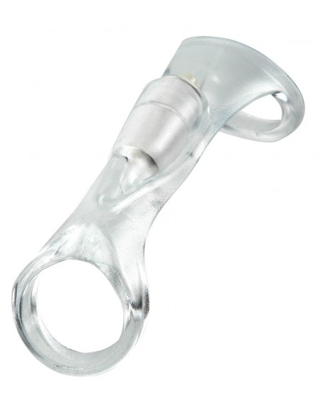 Wibrująca nakładka FX Vibrating Cock Sling Light - Przedłużki i nakładki na penisa - 2