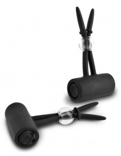 FFSLE Vibrating Silicone Nippl - Klamry i klipsy na sutki - 1 2