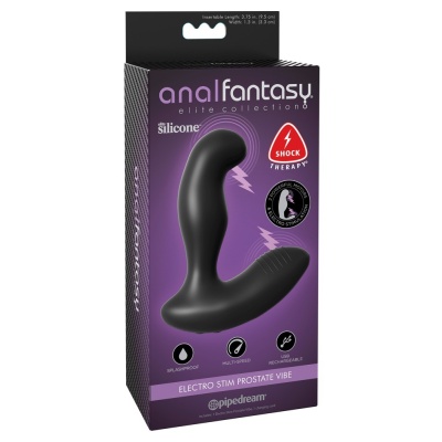 Masażer prostaty AFE Electro Stim Prostate Vibe – elektrostymulacja, 5 trybów wibracji, długość 13,3 cm - 1