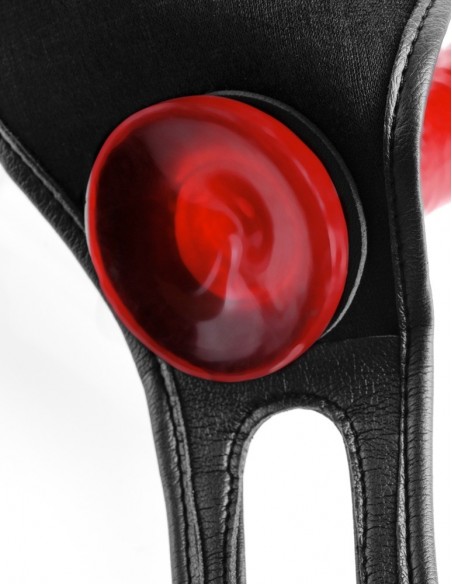 Ffs Crotchless Harness Black - Uprzęże Strapon - 7