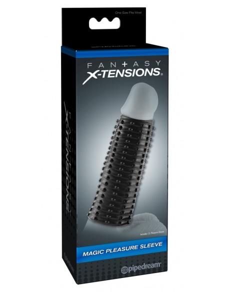 Nakładka na penisa FXTM Pleasure Sleeve Dark - Przedłużki i nakładki na penisa - 1