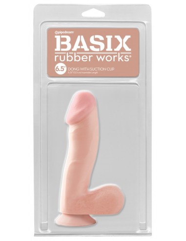 BRW 6.5" Dong with Suction Cup - Dilda z cyberskóry - 1