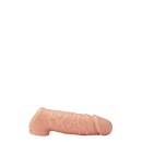 Nakładka przedłużająca na penisa Extender with Ball Strap 5.5 - elastyczny silikon, pasek na jądra, 14 cm - 2