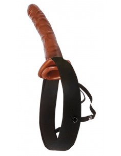 FFS 10 Chocolate Dream Hollow - Strap-ony, dilda na pasku bez wibracji - 1 2