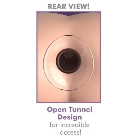 Korek analny z tunelem 2 cm Beginner's Anal Gaper ze szkła borokrzemianowego 9,6 cm - 4