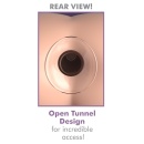 Korek analny z tunelem 2 cm Beginner's Anal Gaper ze szkła borokrzemianowego 9,6 cm - 4
