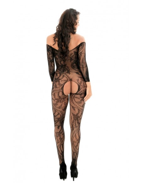 Body Pleasure - Sexy Lingerie Set - M/L - black TL139 - Bodystocking - 4