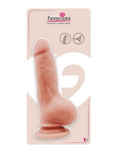 ALL TIME FAVORITES BENDABLE DILDO FLESH  - Dilda realistyczne - 1