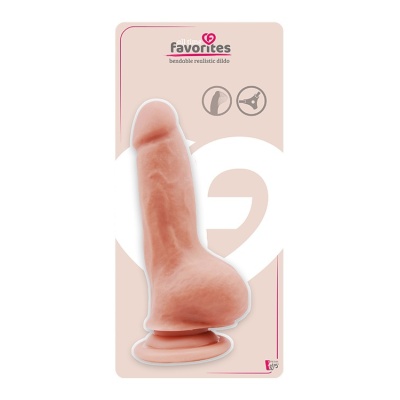 Sztuczny Penis All Time Favorites Bendable Dildo Flesh - 1