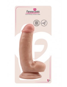 ALL TIME FAVORITES DUAL DENSITY DILDO - Dilda realistyczne - 1