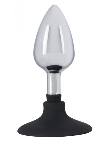 Metal Plug With Suchtion Cup - Duże Korki Analne - 2