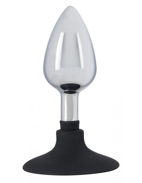 Metal Plug With Suchtion Cup - Duże Korki Analne - 2