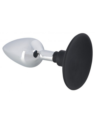 Metal Plug With Suchtion Cup - Duże Korki Analne - 4