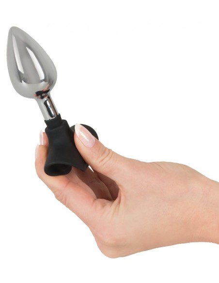 Metal Plug With Suchtion Cup - Duże Korki Analne - 6