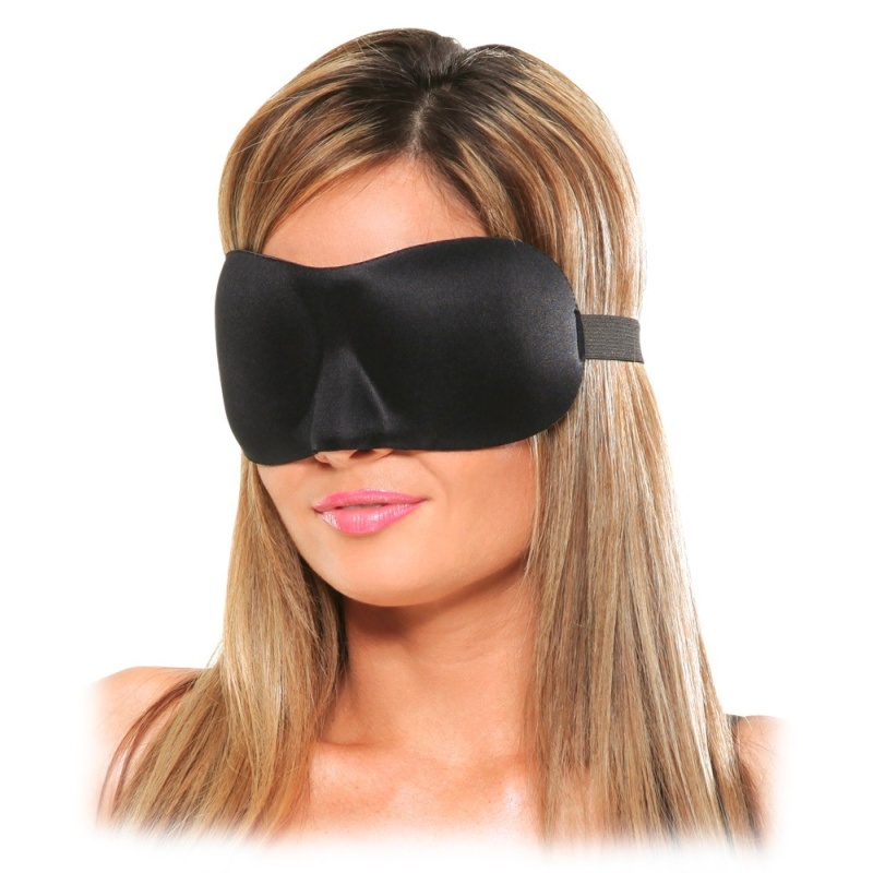 Maska na oczy Deluxe Fantasy Love Mask – nieprzezroczysta, z wyściółką i regulowaną taśmą, 8,4 cm, One Size - 2