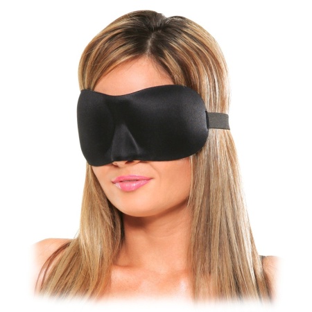 Maska na oczy Deluxe Fantasy Love Mask – nieprzezroczysta, z wyściółką i regulowaną taśmą, 8,4 cm, One Size - 2