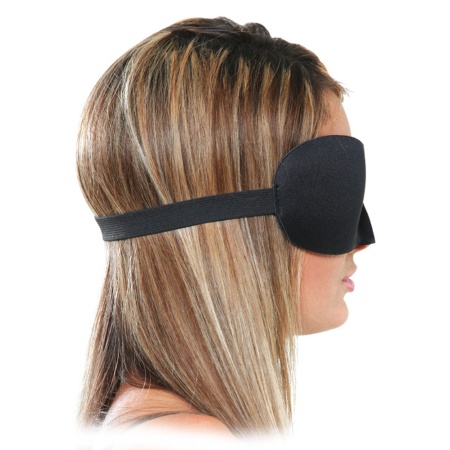 Maska na oczy Deluxe Fantasy Love Mask – nieprzezroczysta, z wyściółką i regulowaną taśmą, 8,4 cm, One Size - 3