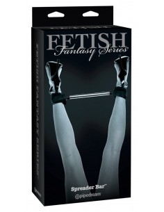 Ffsle Spreader Bar Black/Silve - Uprzęże BDSM - 1