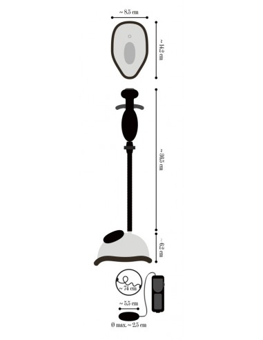 Vibrating Vagina Sucker - Pompki do sutków i pochwy - 8