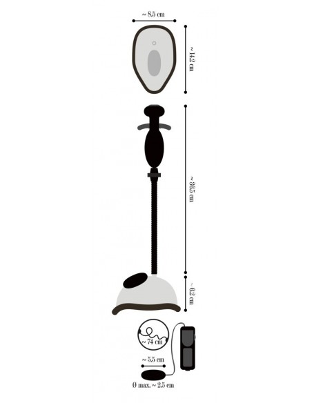 Vibrating Vagina Sucker - Pompki do sutków i pochwy - 8