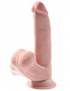 3D Cock Swinging Balls 8 Inch - Dilda realistyczne - 1