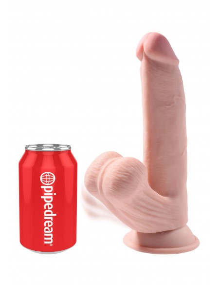 3D Cock Swinging Balls 8 Inch - Dilda realistyczne - 4