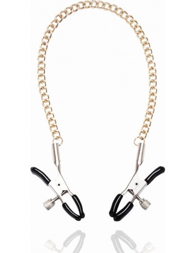 Kinky Pleasure - Golden chain - Klamry i klipsy na sutki - 2