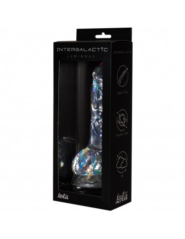 Dildo- Transparent Dildo Intergalactic Luminous - Dilda żelowe - 3