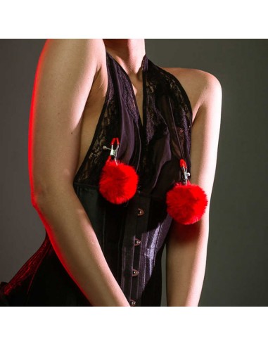 Clams Party Hard Angelic Red - Klamry i klipsy na sutki - 2