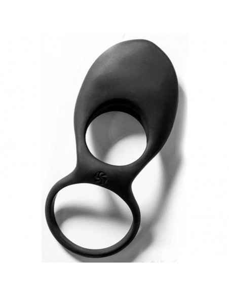 Wibrujący Pierścień Na Penisa  Vibrating Double Cockring Daydream Black - Pierścienie erekcyjne wibrujące - 1
