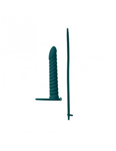 Strap-On Pure Rori Green - Strap-ony, dilda na pasku z wibracją - 4