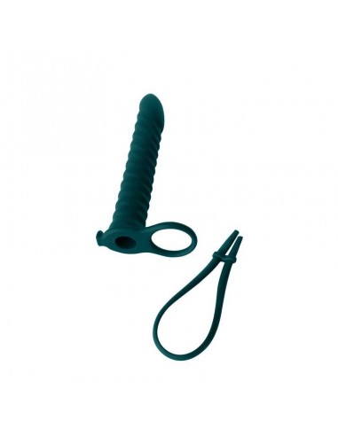Strap-On Pure Rori Green - Strap-ony, dilda na pasku z wibracją - 5