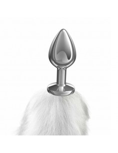 Anal Plug Diamond Galaxy Pink - Korki analne z ogonkiem - 1 2