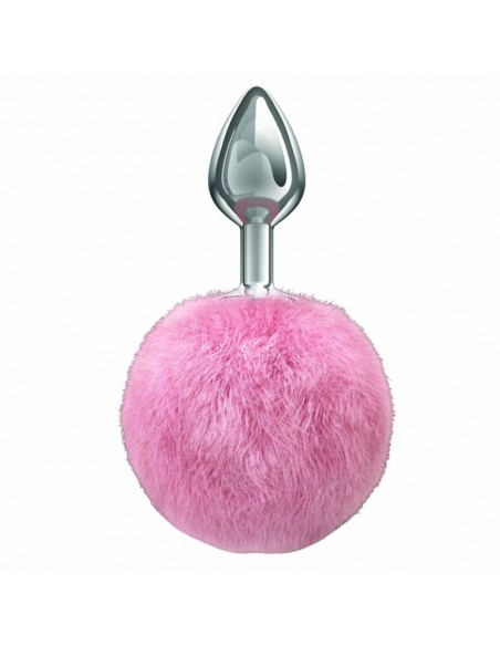 Anal Plug Diamond Twinkle Pink - Korki analne z ogonkiem - 1